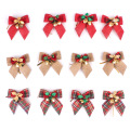 Bow Ribbon Bow Bow Ornement arbre de Noël Bows de Noël rouges en stock